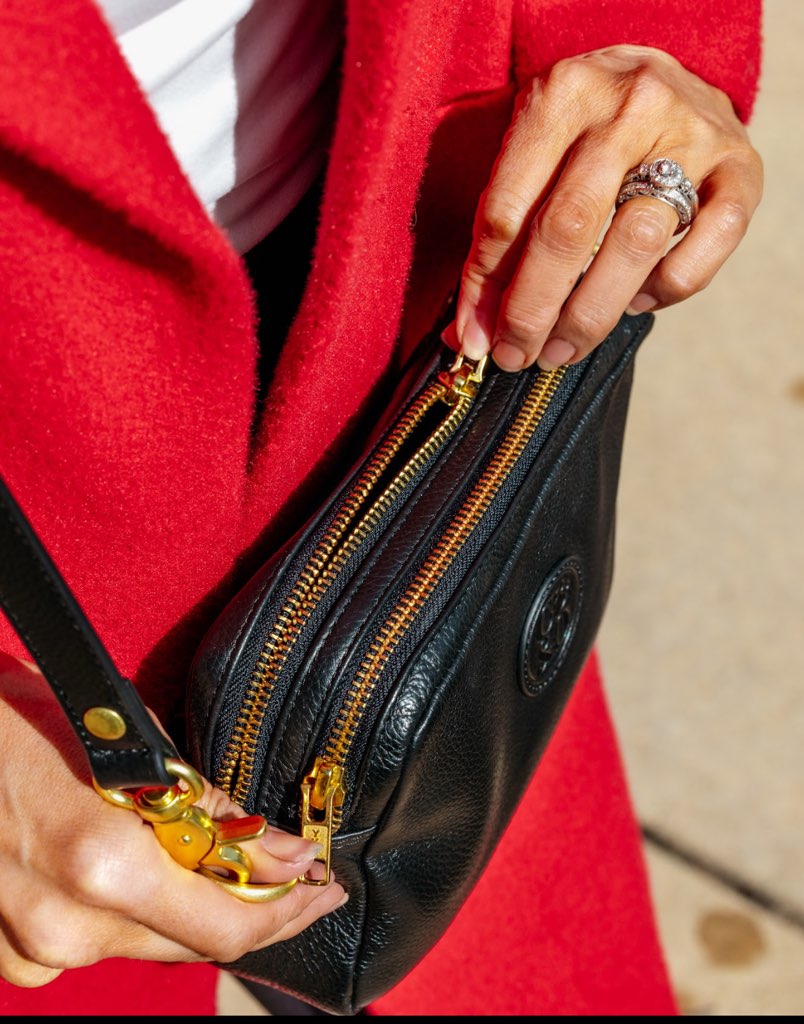 Maya TreatPurse™ - Black Leather