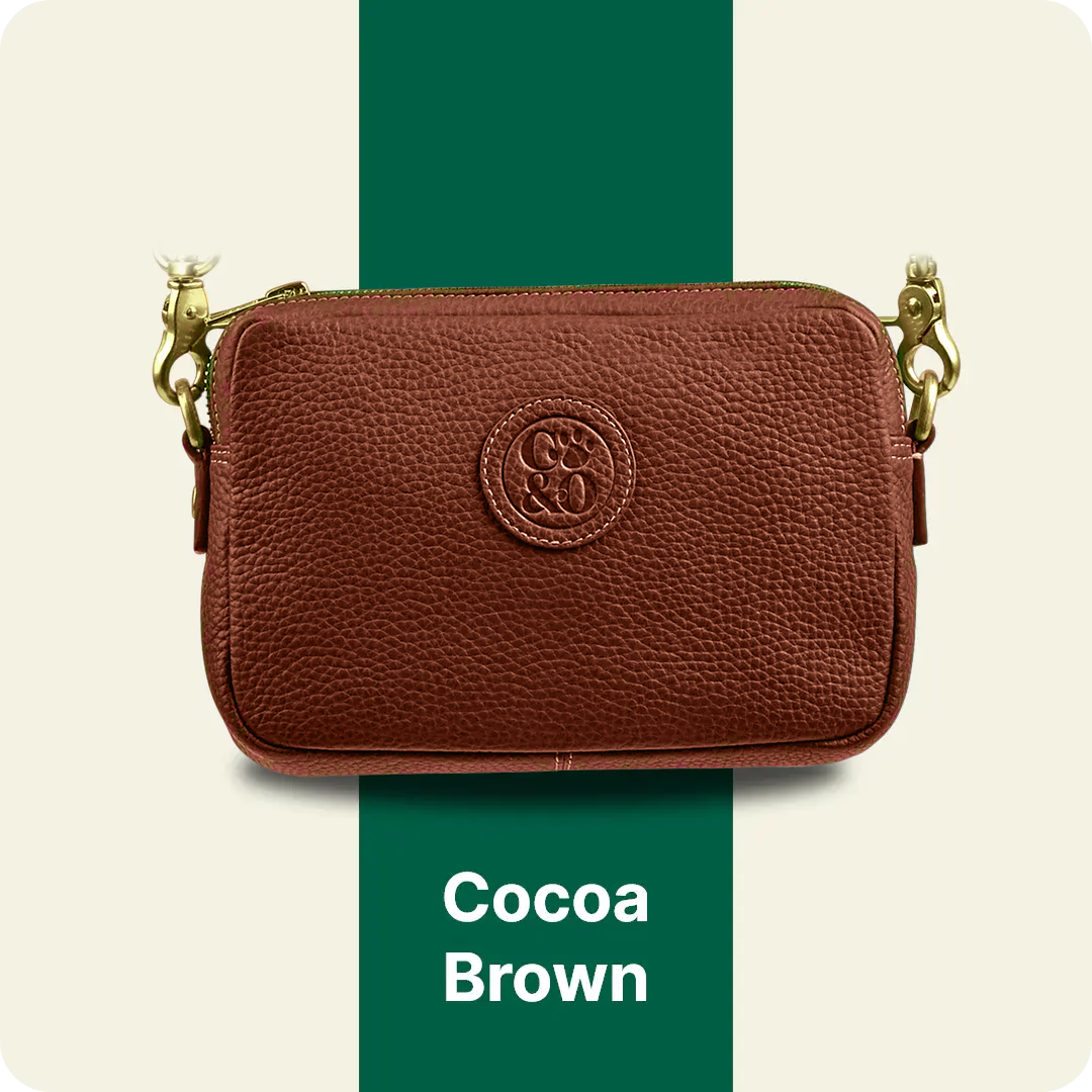 Maya TreatPurse™ - Cocoa Brown Leather