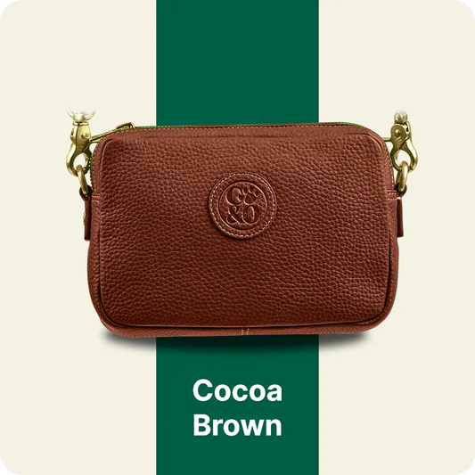 Maya TreatPurse™ - Cocoa Brown Leather