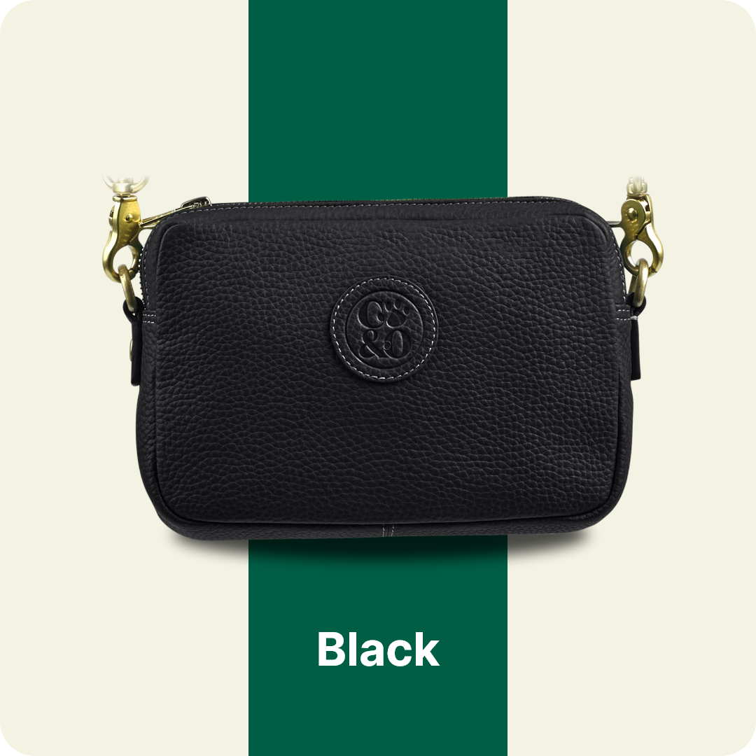 Maya TreatPurse™ - Black Leather