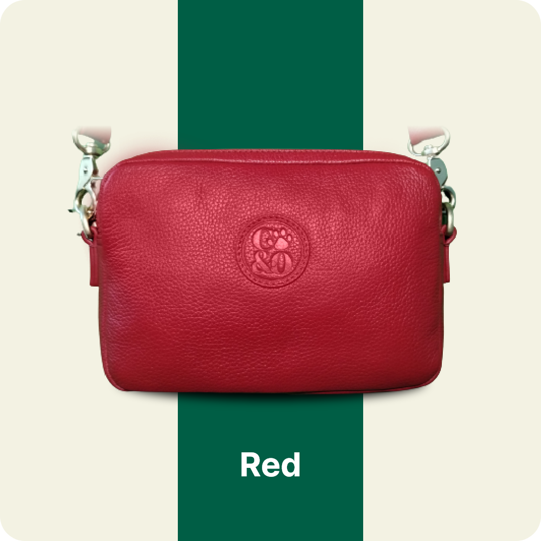 Maya TreatPurse™ - Red Leather